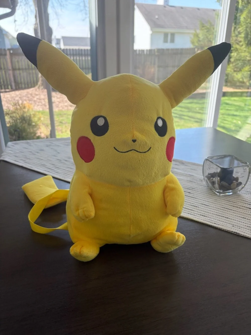 Vintage Pikachu Plush Backpack